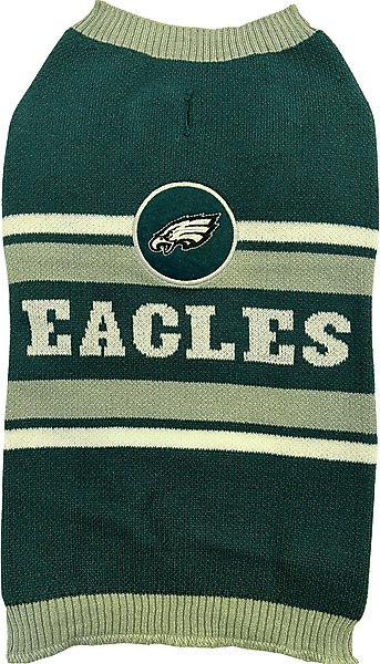 Show full view: Pets First NFL Philadelphia Eagles Dog & Cat Sweater, X-Small slide 1 of 6