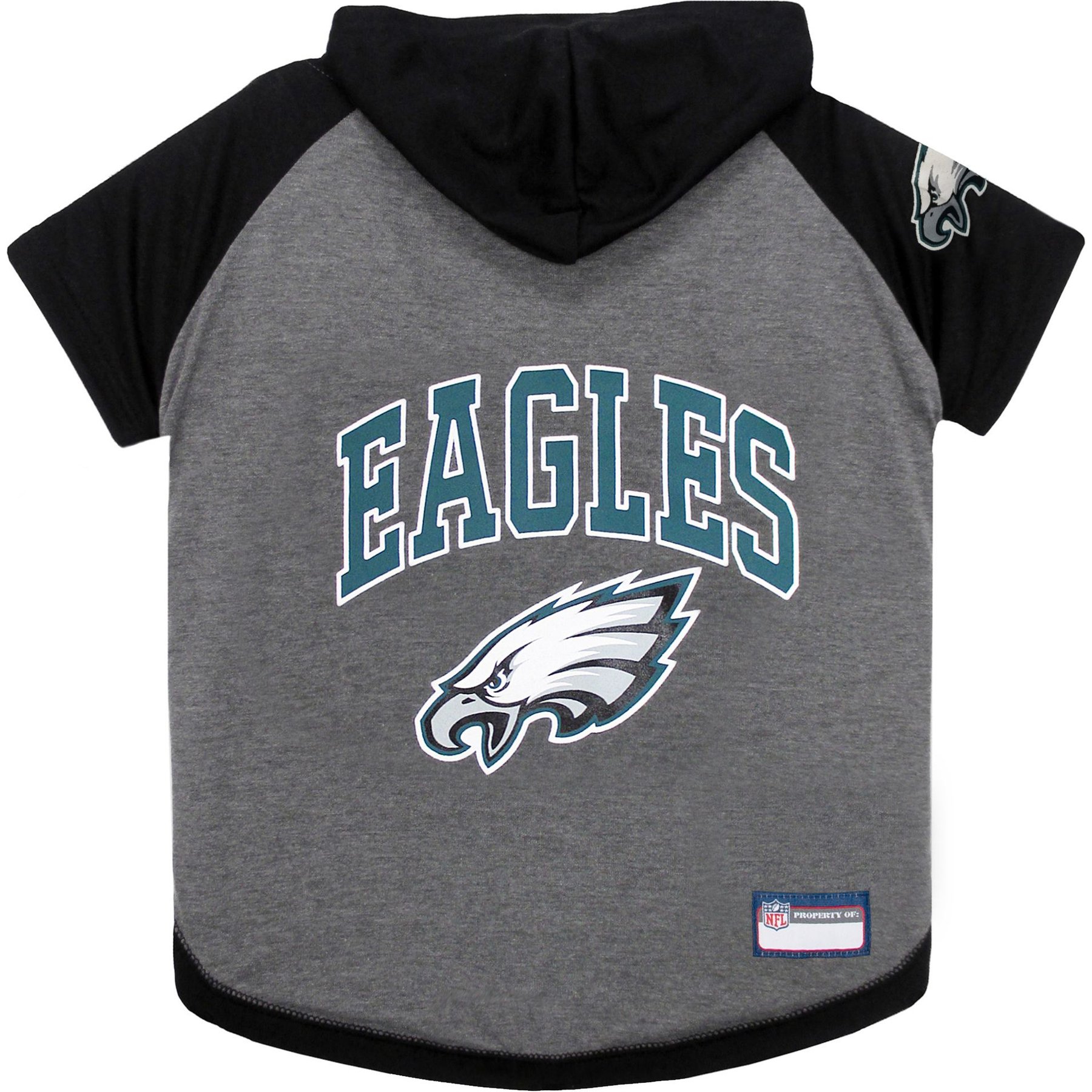 Pets First NFL Philadelphia Eagles Hoodie Dog & Cat Tee Shirt, Medium