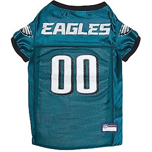 Pets First NFL Philadelphia Eagles Mesh Dog & Cat Jersey, X-Small
