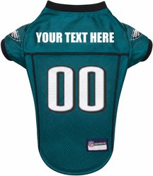 Pets First NFL Personalized Dog Jersey, Philadelphia Eagles, Large