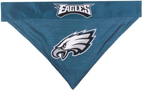 Show full view: Pets First NFL Philadelphia Eagles Reversible Dog & Cat Bandana, XX-Large slide 3 of 5