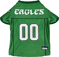 Pets First NFL Philadelphia Eagles Throwback Dog & Cat Jersey, Large