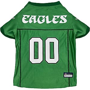 Pets First NFL Philadelphia Eagles Throwback Dog & Cat Jersey, Medium