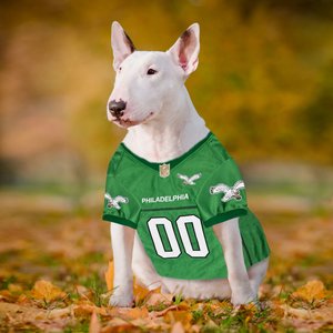 Pets First NFL Dog & Cat Jersey, Philadelphia Eagles Throwback, Medium
