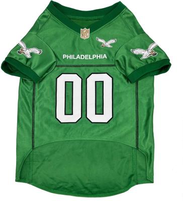 Show full view: Pets First NFL Philadelphia Eagles Throwback Dog & Cat Jersey, XX-Large slide 3 of 7