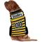 Show in main carousel: Pets First NFL Pittsburgh Steelers Bumble Bee Throwback Dog & Cat Jersey, X-Small slide 5 of 7