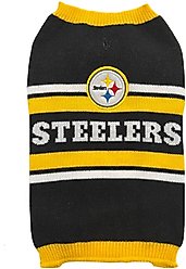 Pets First NFL Pittsburgh Steelers Dog & Cat Sweater, Medium