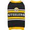 Show in main carousel: Pets First NFL Pittsburgh Steelers Dog & Cat Sweater, Medium slide 1 of 7