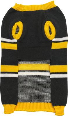Show full view: Pets First NFL Pittsburgh Steelers Dog & Cat Sweater, Medium slide 3 of 7