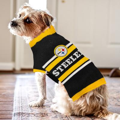 Show full view: Pets First NFL Pittsburgh Steelers Dog & Cat Sweater, Medium slide 6 of 7