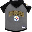 Show in main carousel: Pets First NFL Pittsburgh Steelers Hoodie Dog & Cat Tee Shirt, Medium slide 1 of 6