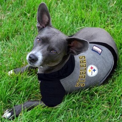 Show full view: Pets First NFL Pittsburgh Steelers Hoodie Dog & Cat Tee Shirt, Medium slide 3 of 6