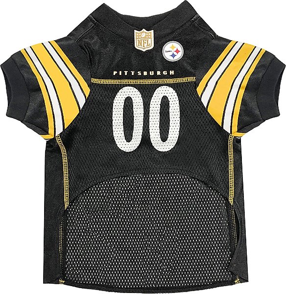Show full view: Pets First NFL Pittsburgh Steelers Mesh Dog & Cat Jersey, XXX-Large slide 2 of 5