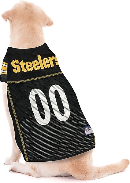 Show full view: Pets First NFL Pittsburgh Steelers Mesh Dog & Cat Jersey, XXX-Large slide 4 of 5