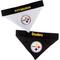 Show in main carousel: Pets First NFL Pittsburgh Steelers Reversible Dog & Cat Bandana, XX-Large slide 1 of 6