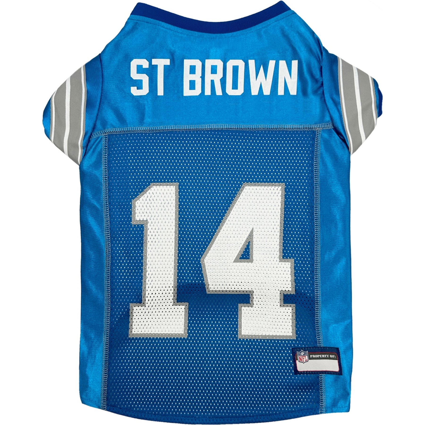 Pets First NFL Player Dog Jersey, Large, Amon-Ra St. Brown
