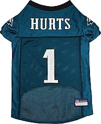Pets First NFL Player Dog Jersey, Medium, Jalen Hurts
