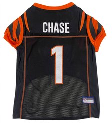Pets First NFL Player Dog Jersey, Medium, Ja'Marr Chase