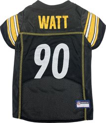 Pets First NFL Player Dog Jersey, Small, T.J. Watt
