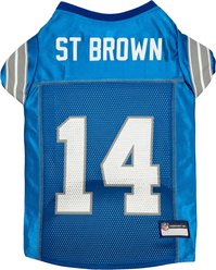 Pets First NFL Player Dog Jersey, X-Large, Amon-Ra St. Brown