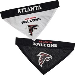 Pets First NFL Reversible Dog & Cat Bandana, Atlanta Falcons, Large/X-Large