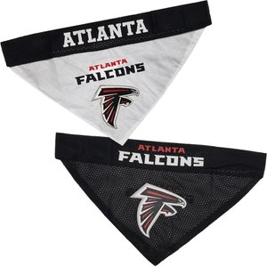 Pets First NFL Reversible Dog & Cat Bandana, Atlanta Falcons, Large/X-Large