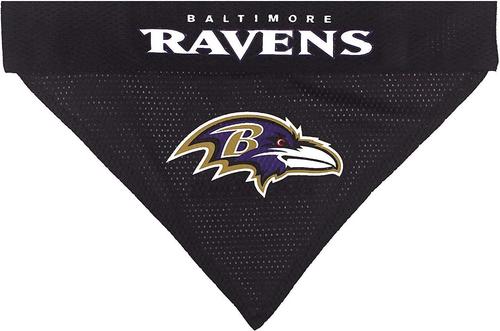 Show full view: Pets First NFL Reversible Dog & Cat Bandana, Baltimore Ravens, Large/X-Large slide 2 of 7