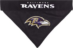 Pets First NFL Reversible Dog & Cat Bandana, Baltimore Ravens, Small/Medium slide 2 of 5