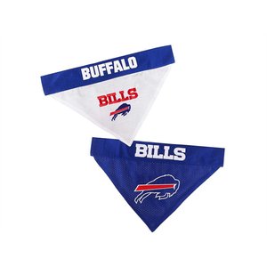 Pets First NFL Reversible Dog & Cat Bandana, Buffalo Bills, Large/X-Large