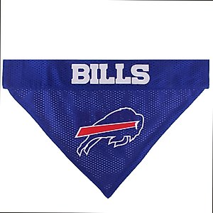 Pets First NFL Reversible Dog & Cat Bandana, Buffalo Bills, Large/X-Large