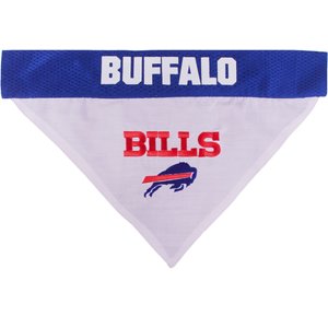 Pets First NFL Reversible Dog & Cat Bandana, Buffalo Bills, Small/Medium