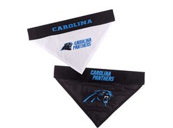 Pets First NFL Reversible Dog & Cat Bandana, Carolina Panthers, Large/X-Large