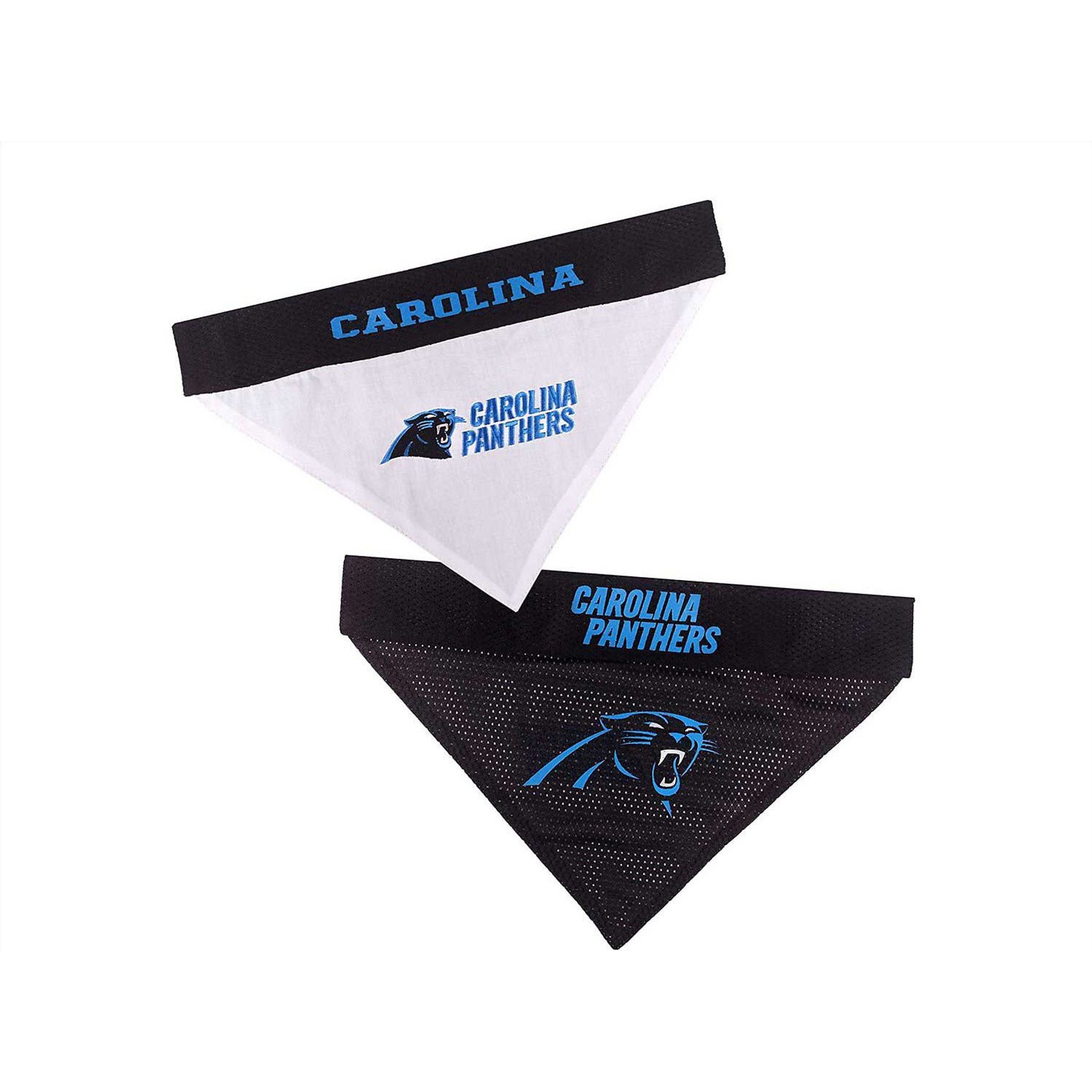 Pets First NFL Reversible Dog & Cat Bandana, Carolina Panthers, Large/X-Large