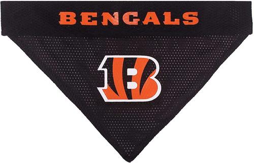 Show full view: Pets First NFL Reversible Dog & Cat Bandana, Cincinnati Bengals, Large/X-Large slide 2 of 7