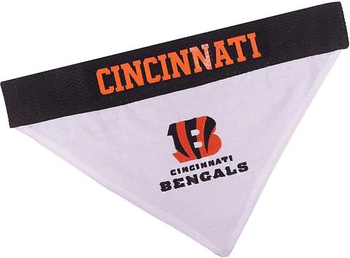 Show full view: Pets First NFL Reversible Dog & Cat Bandana, Cincinnati Bengals, Large/X-Large slide 3 of 7