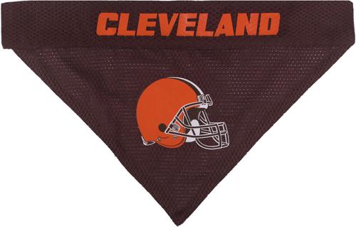 Show full view: Pets First NFL Reversible Dog & Cat Bandana, Cleveland Browns, Large/X-Large slide 4 of 7