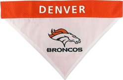 Pets First NFL Reversible Dog & Cat Bandana, Denver Broncos, Large/X-Large slide 2 of 4