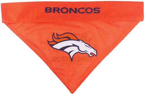 Show full view: Pets First NFL Reversible Dog & Cat Bandana, Denver Broncos, Large/X-Large slide 3 of 6