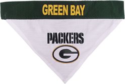 Pets First NFL Reversible Dog & Cat Bandana, Green Bay Packers, Small/Medium slide 2 of 3