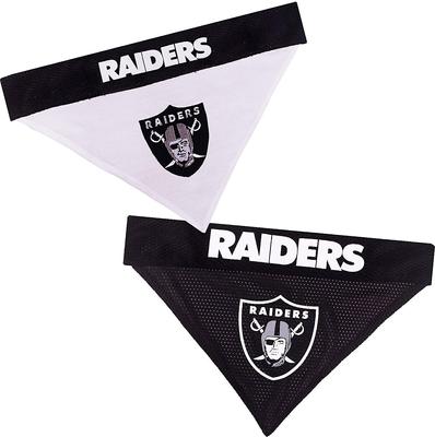 Show full view: Pets First NFL Reversible Dog & Cat Bandana, Las Vegas Raiders, Large/X-Large slide 5 of 7