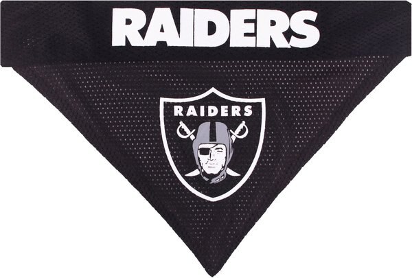 Pets First NFL Las Vegas Raiders Reversible Dog & Cat Bandana