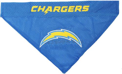 Show full view: Pets First NFL Reversible Dog & Cat Bandana, Los Angeles Chargers, Small/Medium slide 3 of 6