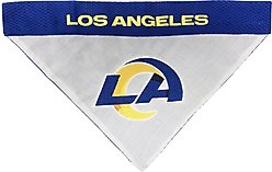 Pets First NFL Reversible Dog & Cat Bandana, Los Angeles Rams, Large/X-Large slide 2 of 4