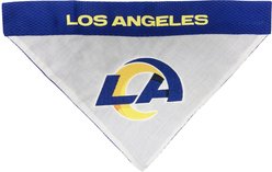 Pets First NFL Reversible Dog & Cat Bandana, Los Angeles Rams, Small/Medium slide 2 of 4