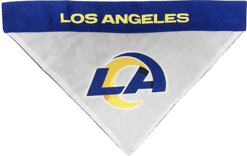 Show full view: Pets First NFL Reversible Dog & Cat Bandana, Los Angeles Rams, Small/Medium slide 2 of 6