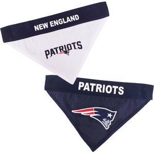 Pets First NFL Reversible Dog & Cat Bandana, New England Patriots, Large/X-Large
