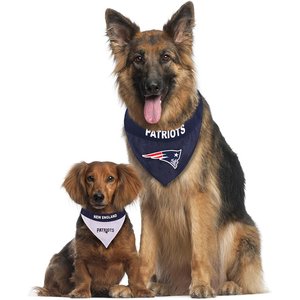 Pets First NFL Reversible Dog & Cat Bandana, New England Patriots, Large/X-Large