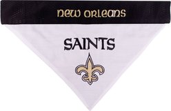 Pets First NFL Reversible Dog & Cat Bandana, New Orleans Saints, Small/Medium slide 2 of 4