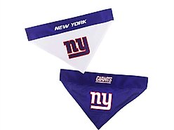 Pets First NFL Reversible Dog & Cat Bandana, New York Giants, Large/X-Large