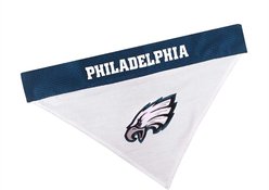 Pets First NFL Reversible Dog & Cat Bandana, Philadelphia Eagles, Small/Medium